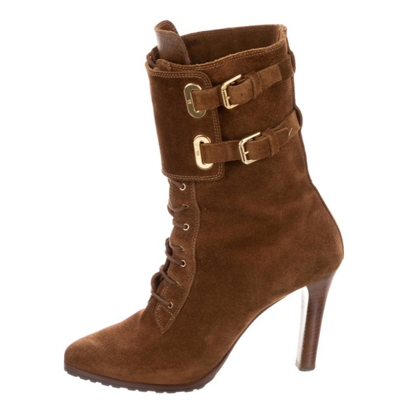 Ralph Lauren Shoes - Ralph Lauren Cognac Suede Boots